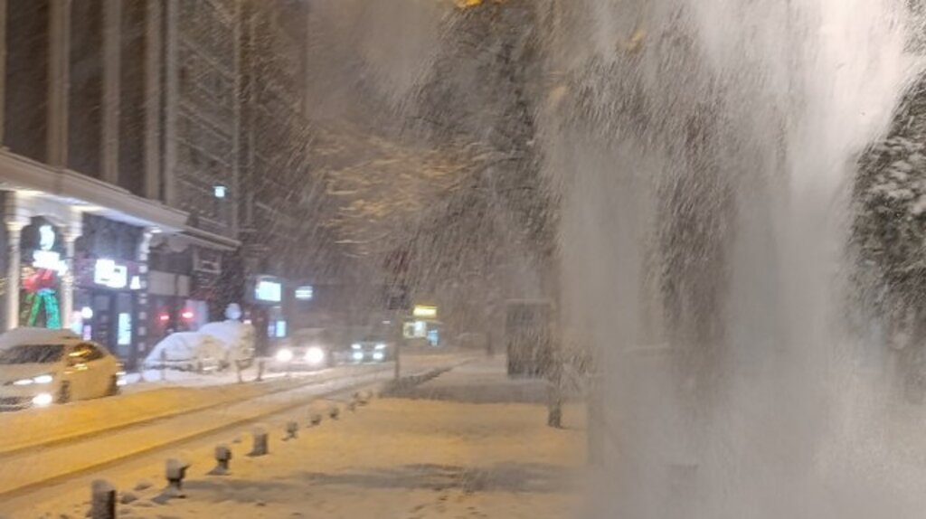 Samsun kar yağdı Erzurum'a döndü! Samsun'dan kar fotoğrafları