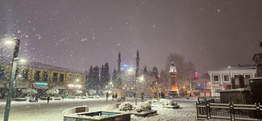 Samsun kar yağdı Erzurum'a döndü! Samsun'dan kar fotoğrafları