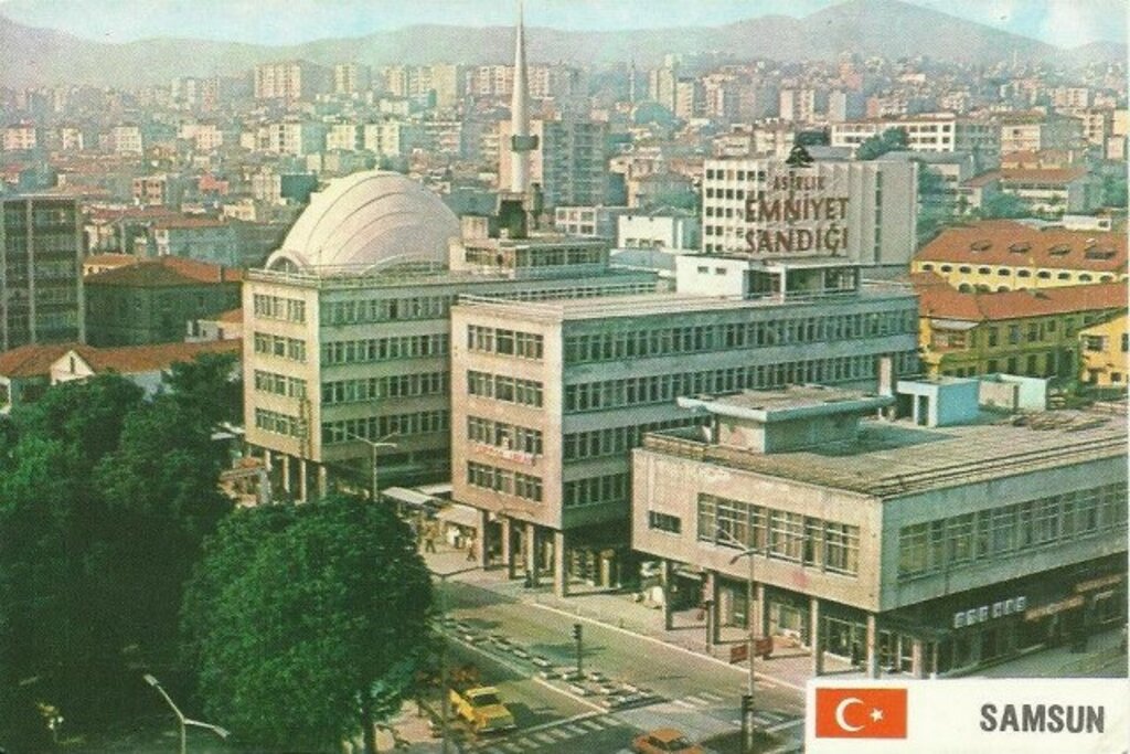 Samsun kartpostalları! Eskiden herkes birbirine gönderirdi!