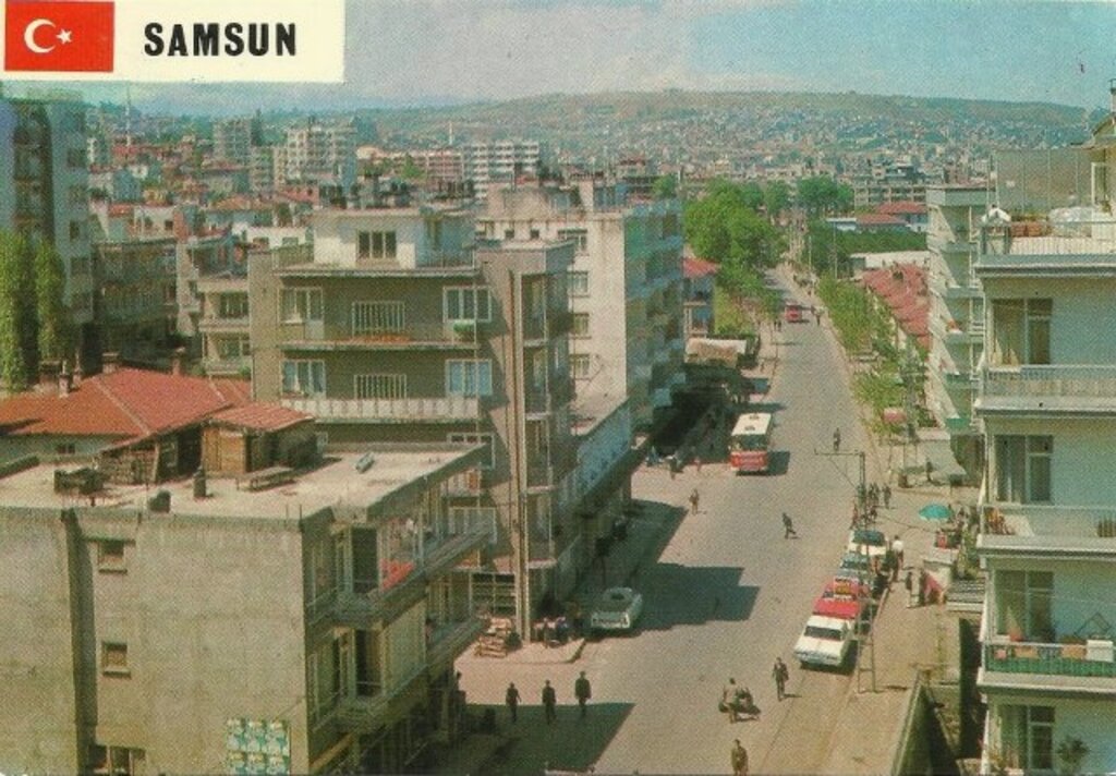 Samsun kartpostalları! Eskiden herkes birbirine gönderirdi!
