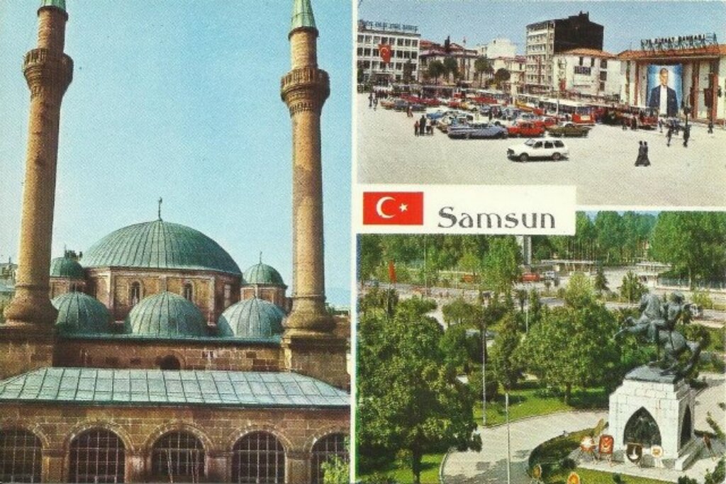 Samsun kartpostalları! Eskiden herkes birbirine gönderirdi!
