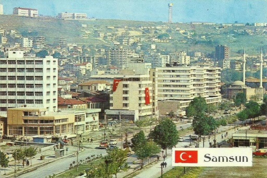 Samsun kartpostalları! Eskiden herkes birbirine gönderirdi!
