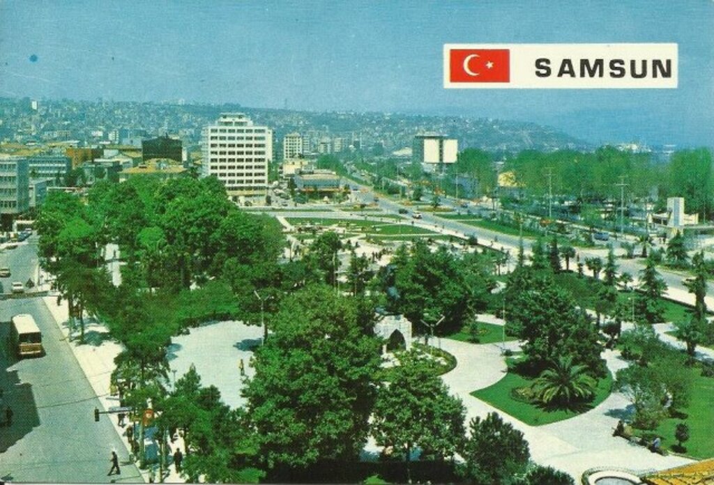 Samsun kartpostalları! Eskiden herkes birbirine gönderirdi!