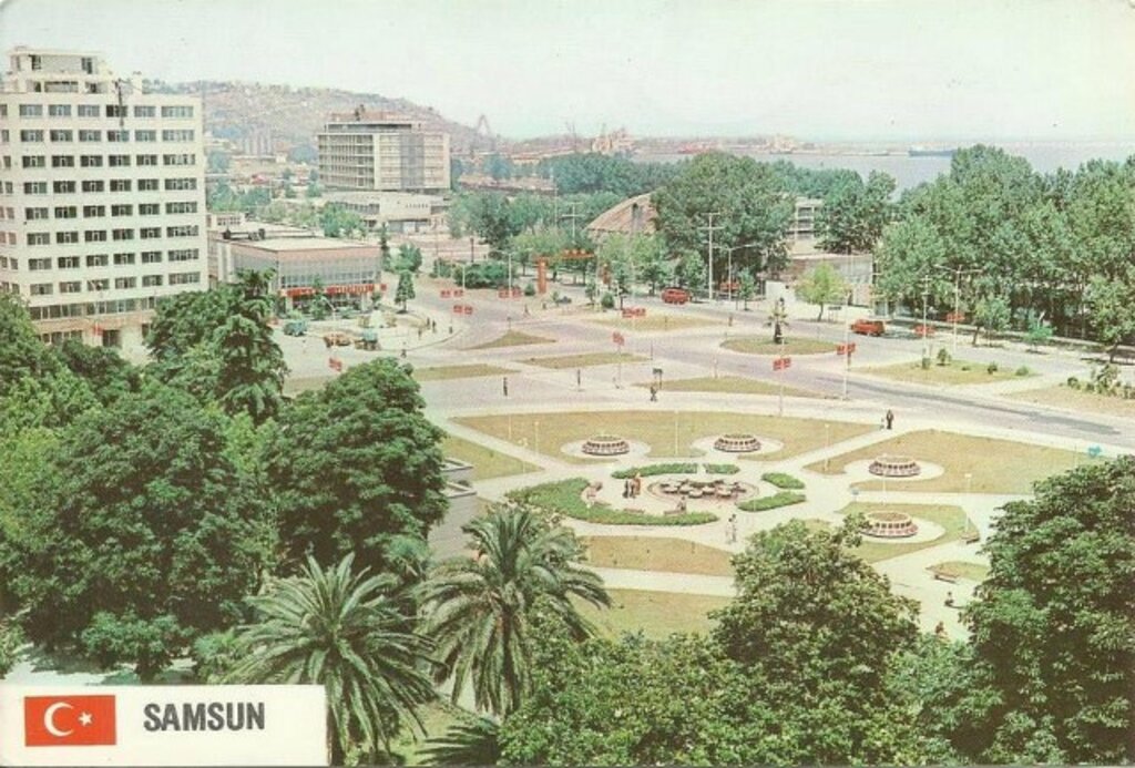 Samsun kartpostalları! Eskiden herkes birbirine gönderirdi!