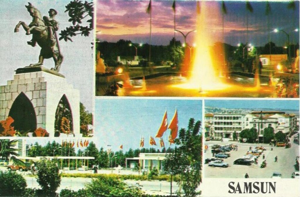 Samsun kartpostalları! Eskiden herkes birbirine gönderirdi!