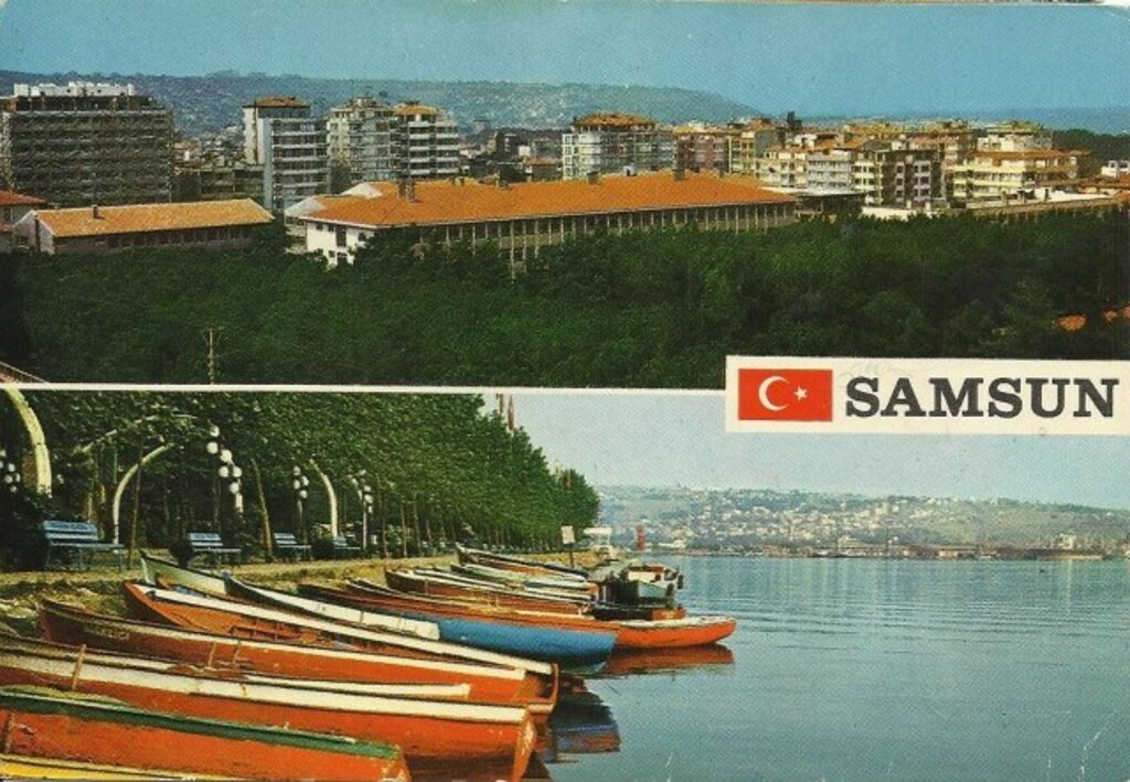 Samsun kartpostalları! Eskiden herkes birbirine gönderirdi!
