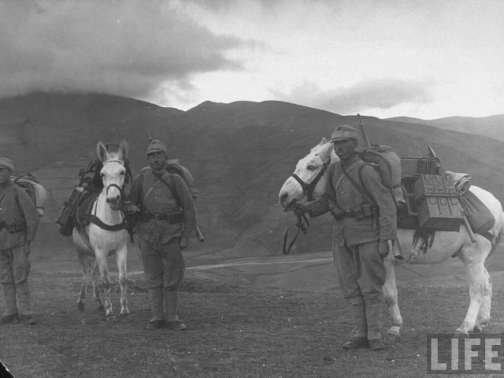 Samsun'da 1940 yılında yapılan askeri tatbikatın fotoğrafları