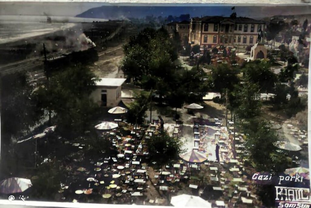 Samsun'un renklendirilmiş eski fotoğrafları