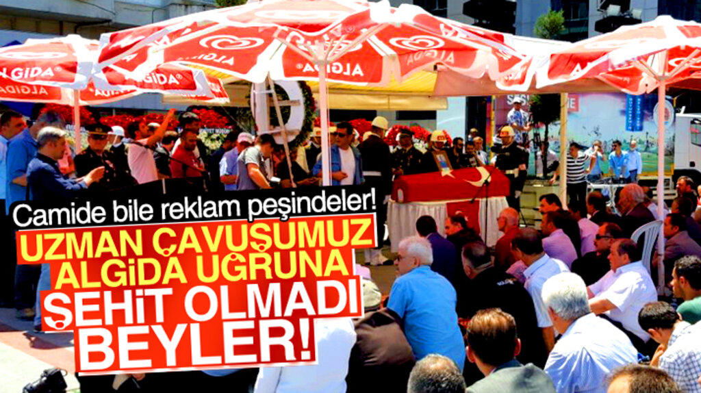 Samsun'da şehit Mete Yahşi'nin cenaze namazı Algida Şemsiyesinin altında kılındı