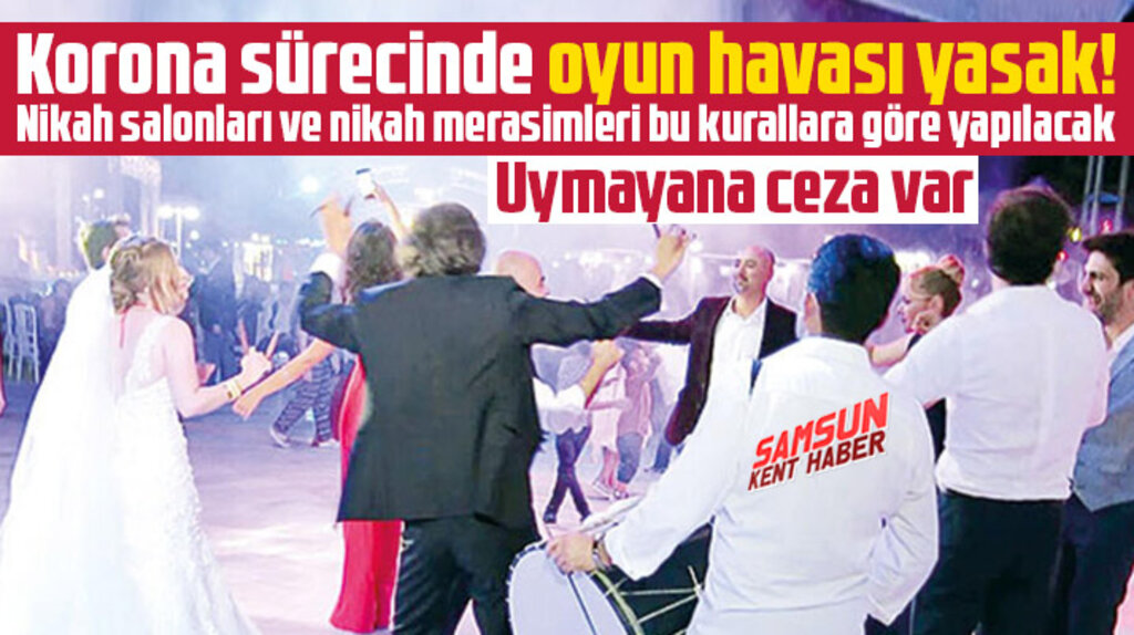 Korona Virüs sürecinde düğün salonlarında nikah merasimleri nasıl olacak açıklandı