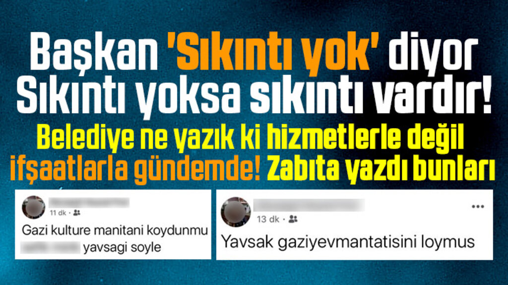 Samsun'da İlkadım Belediyesi zabıtasından skandal ifşaat paylaşımları