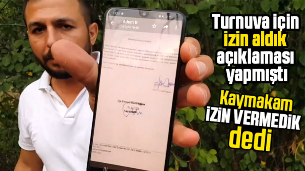KADEF Gençlik Kolları Başkanı izin aldık demişti! Kaymakam izin vermedik açıklaması yaptı
