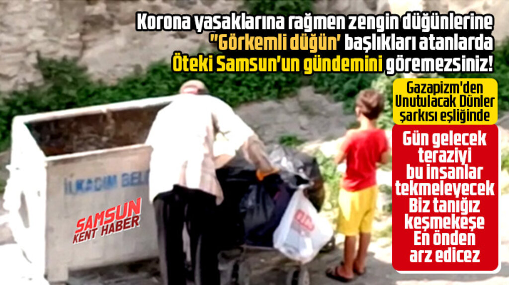 Öteki Samsun'un arka sokaklarındaki yoksullar