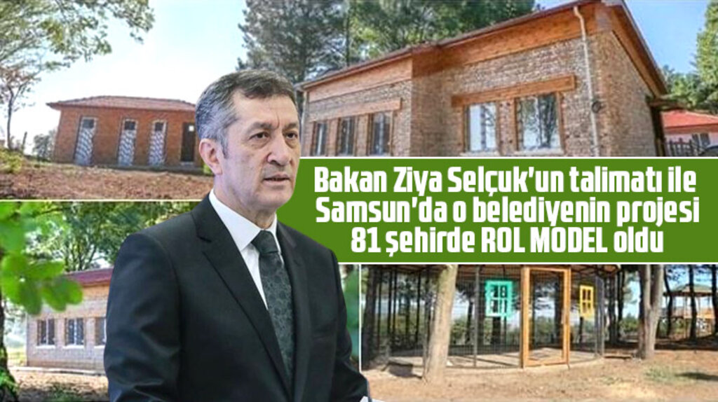 Samsun'da o belediyenin projesi tüm illerde milli eğitime rol model oldu