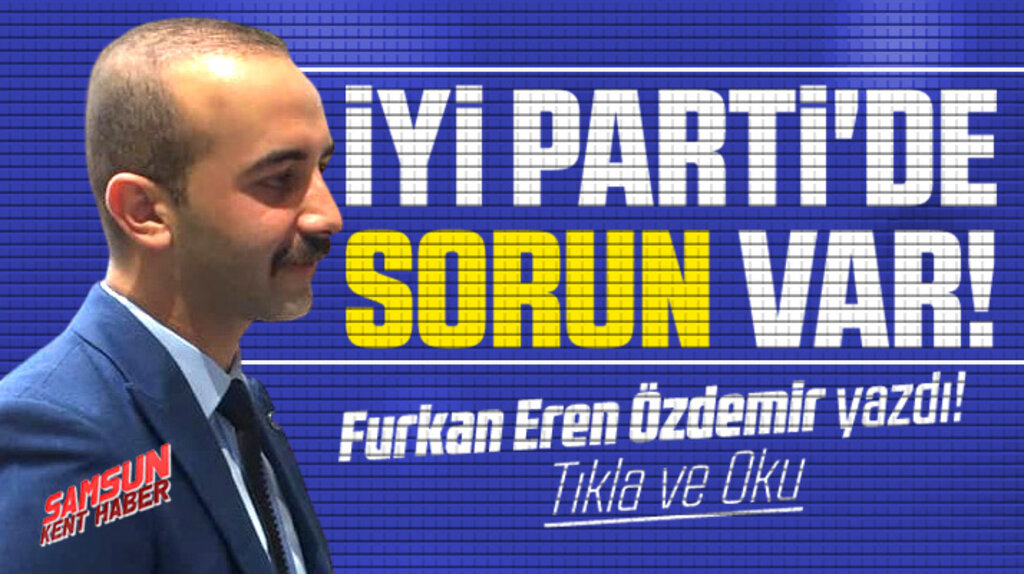 Furkan Eren Özdemir, İYİ Parti'de Sorun Var yazısında önemli analizler yaptı