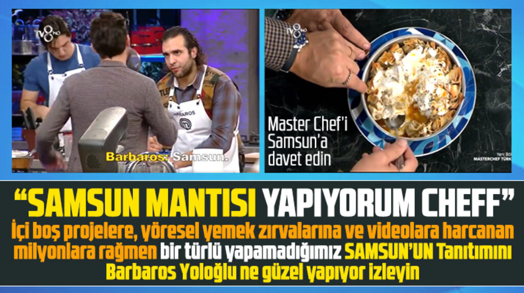 Master Chef'de Barbaros Yoloğlu Samsun Mantısı yaptı! Samsun Mantısı nasıl yapılır