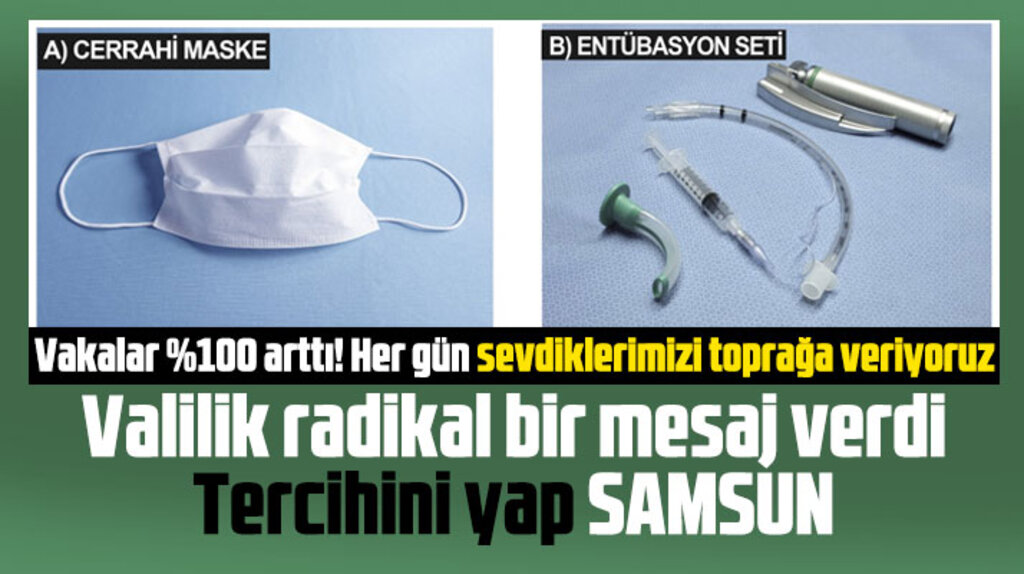 Samsun Valiliğinden radikal KoronaVirüs uyarısı! Tercihini yap Samsun