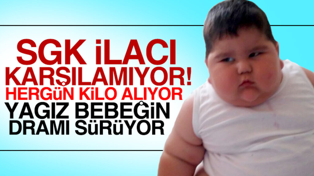 Samsun'da leptin hormonu eksikliği teşhisi konulan Yağız bebeğin dramı sürüyor