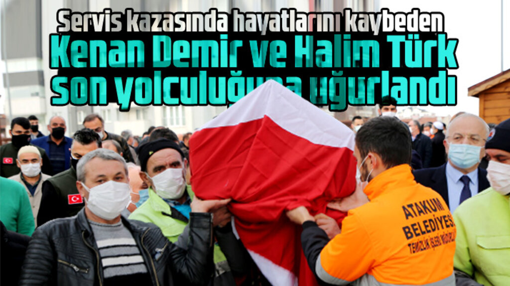 Samsun'da Kenan Demir ve Halim Türk'ün cenazeleri son yolculuğuna uğurlandı