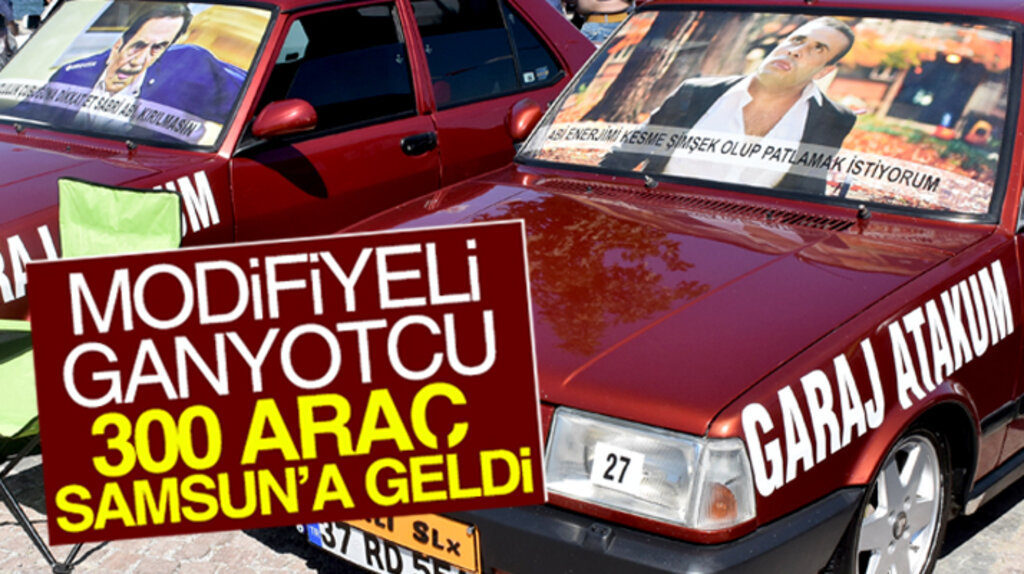 Samsun'un Atakum ilçesinde 4'üncü En Güzel Modifiyeli Otomobil yarışması yapıldı