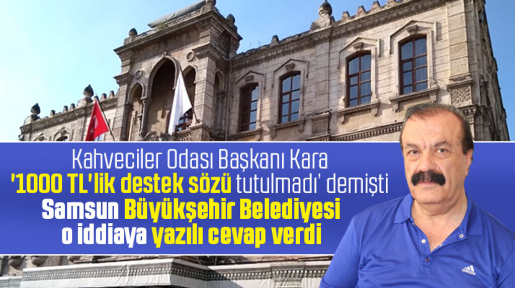 Samsun Büyükşehir bin TL destek sözü tutulmadı iddiasına açıklama yaptı
