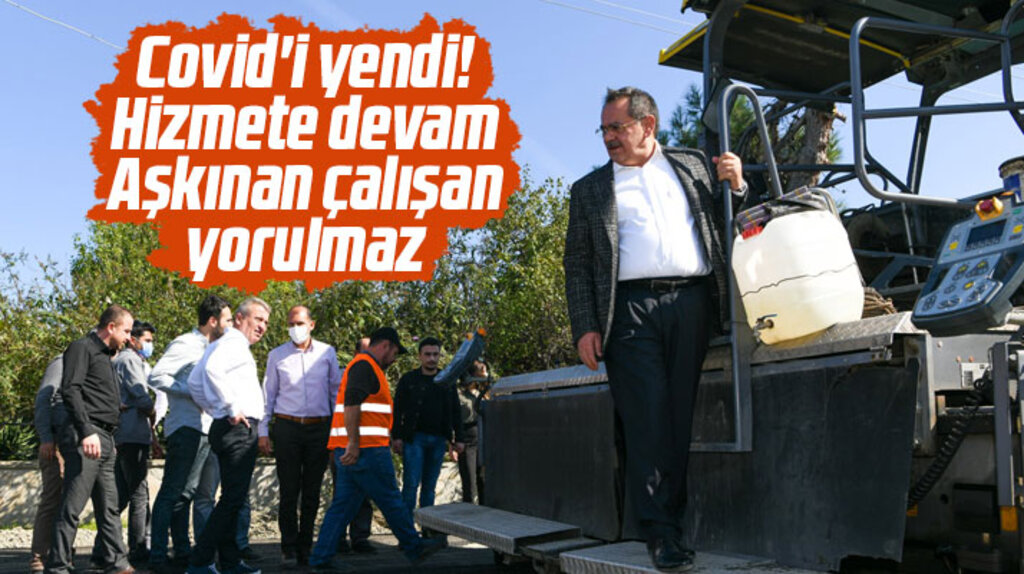 Samsun Büyükşehir Başkanı Demir Alaçam ve Yakakent'te yol çalışmalarını inceledi
