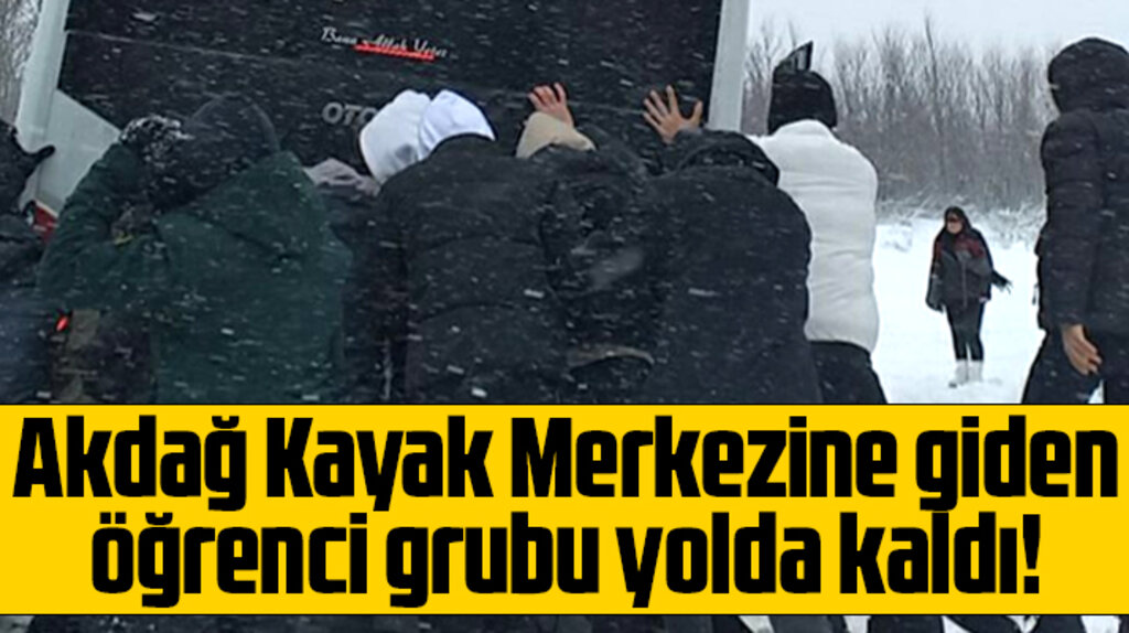 Samsun'da öğrenciler Akdağ Kayak Merkezinde mahsur kaldı!