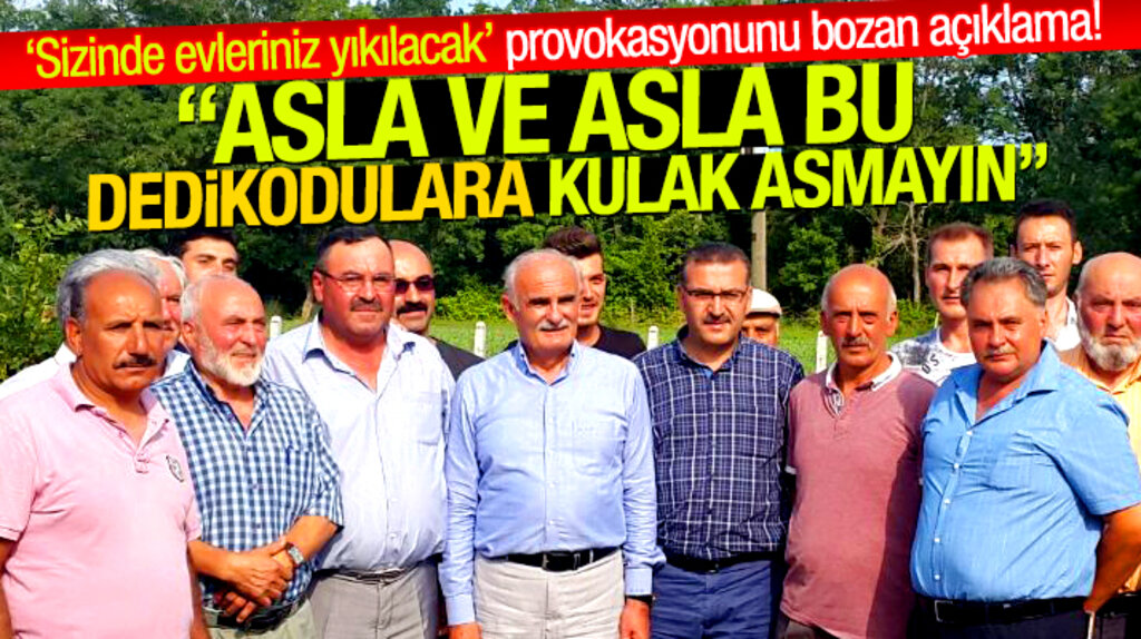 Yusuf Ziya Yılmaz, Kuş Cennetindeki köylülerin evlerinin yıkılmayacağını açıkladı
