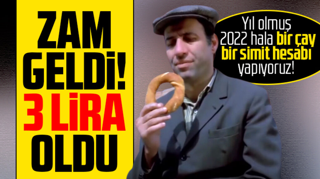 Samsun'da simide zam geldi, fiyatı 3 lira oldu!