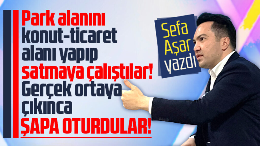 Sefa Aşar, Samsun'da konut ticaret alanı yapılmak istenen park alanını yazdı