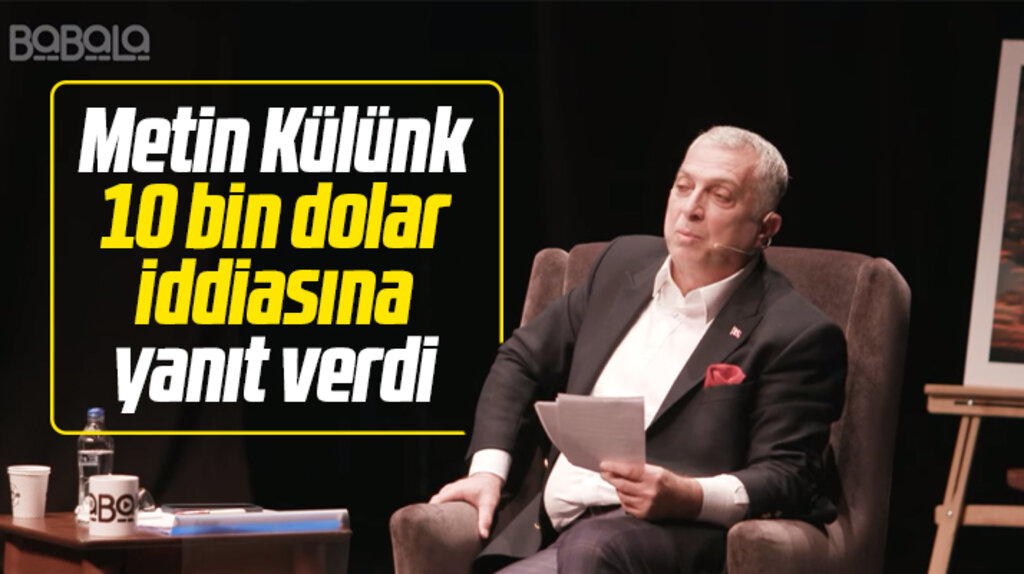 Metin Külünk, Peker'den 10 bin dolar alan milletvekili mi? Metin Külünk ilk kez konuştu