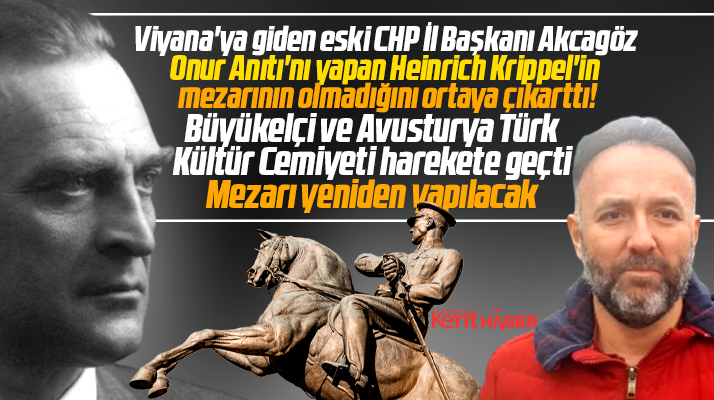 Samsun Onur Anıtı'nı yapan Heinrich Krippel'in Viyana'da mezarı yok! 