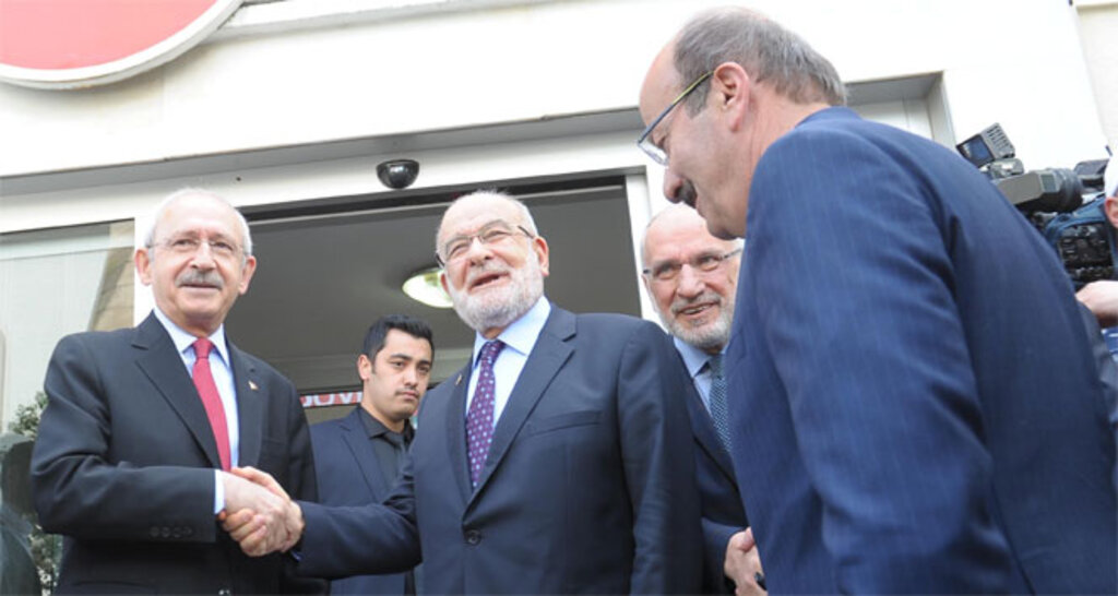 CHP Genel Başkanı Kılıçdaroğlu'ndan Saadet Partisine ziyaret
