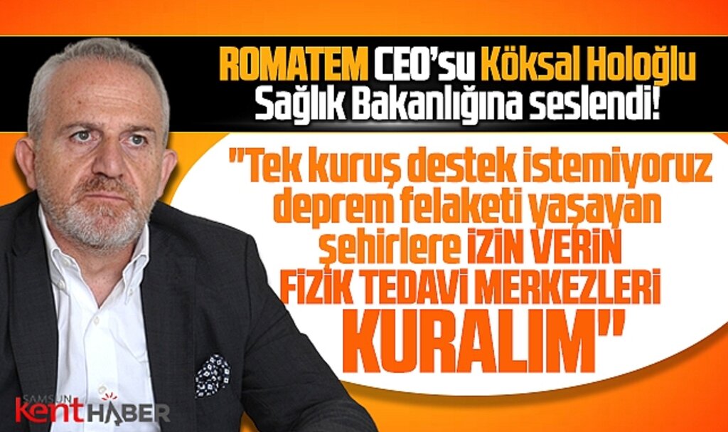 Romatem deprem felaketi yaşayan şehirlere fizik tedavi merkezi kurmak istiyor