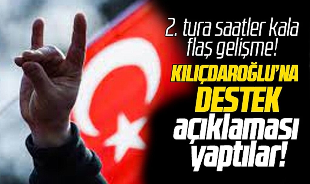 Yusufiyeli Ülkücüler 2. tur seçiminde Kılıçdaroğlu'na destek vereceklerini açıkladı