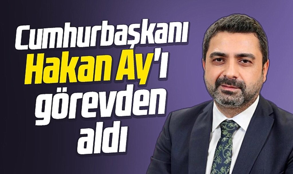 Samsun'da AK Partililerin yakından tanıdığı Hakan Ay bakanlıkta ki görevinden alındı