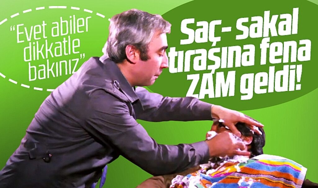 Samsun'da berberler ücretlere fena zam yaptı! Saç sakal tıraşı 220 TL oldu!