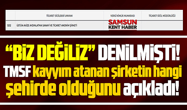 Samsun'da Süleymancılar operasyonunda işte kayyım atanan şirket!