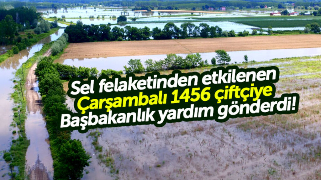 Samsun Çarşamba'da selden zarar gören çiftçilere yardım parası gönderildi