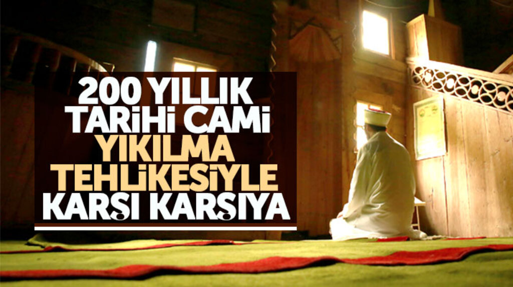 Samsun Ayvacık'ta 200 yıllık tarihi Ulubelen Camisi yıkılma tehdidi ile karşı karşıya