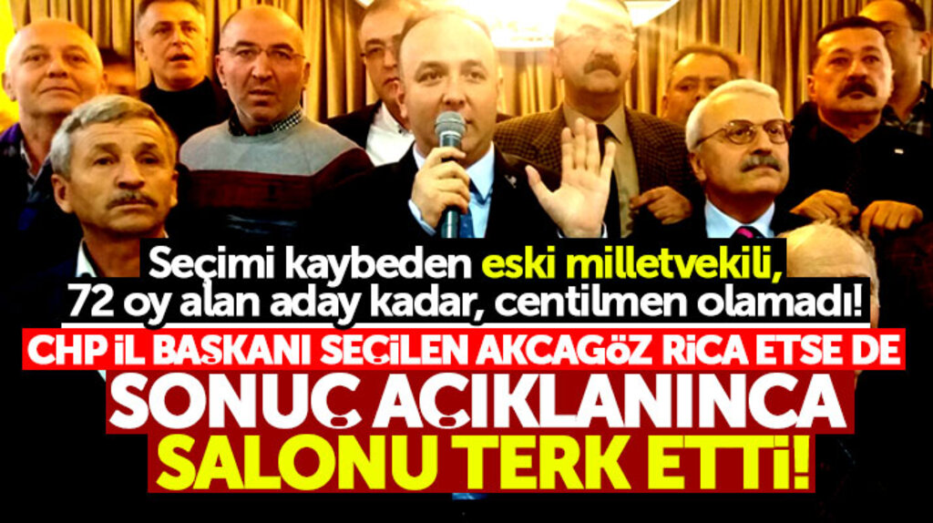 Samsun'da 3 adayın yarıştığı CHP İl Başkanlığını Tufan Akcagöz kazandı