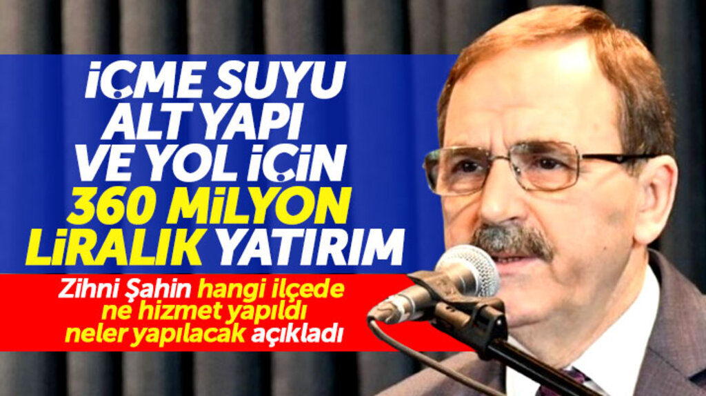 Samsun Büyükşehir ilçelerde toplam 360 milyon liralık yol, içme suyu ve alt yapı yatırımı yaptı