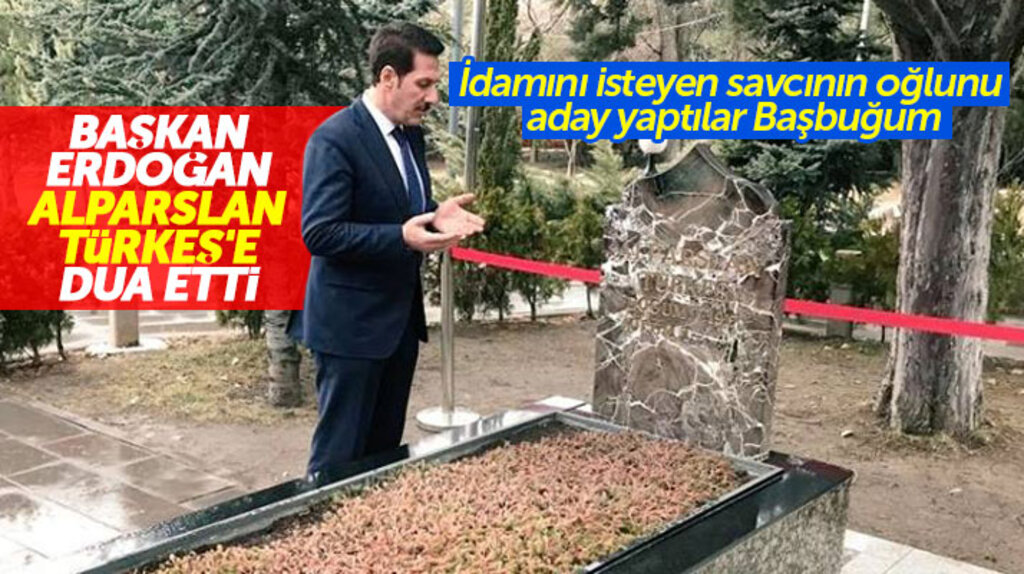 Cumhur İttifakının İlkadım adayı Erdoğan Tok, Alparslan Türkeş'in mezarını ziyaret etti