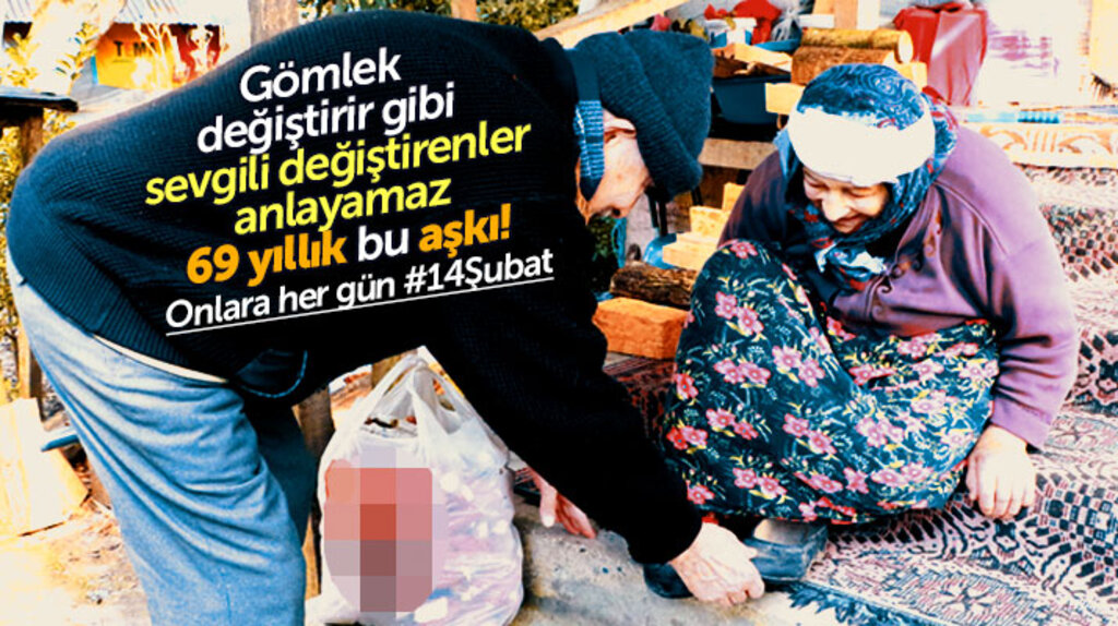 Samsun'da birbirine 69 yıldır aşık olan Yunus-Nadire Aygün çiftinin hikayesi..
