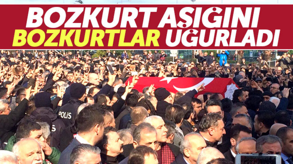 Bozkurt Aşığı Ozan Arif'i Samsun'da son yolculuğuna Bozkurtlar uğurladı