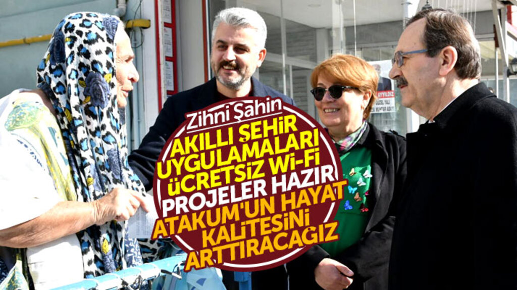 Cumhur İttifakı Atakum adayı Zihni Şahin: Projelerimiz hazır Atakum'un hayat kalitesini arttıracağız