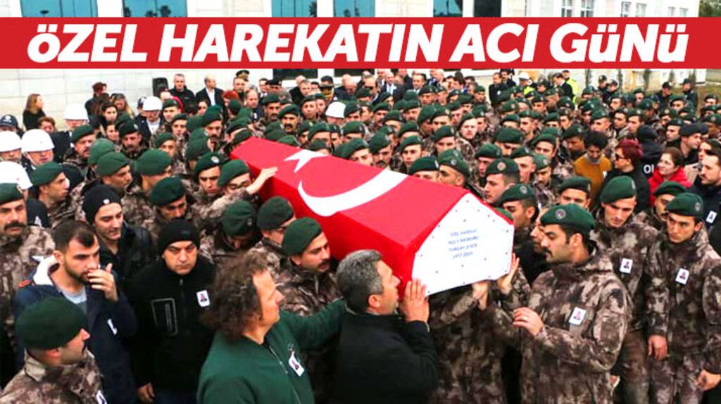 Samsun'da hayatını kaybeden özel harekat polisi Turgay Zeren için tören düzenlendi