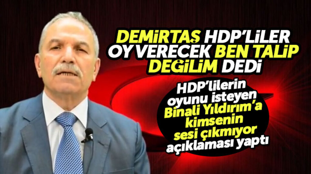 Samsun'da İYİ Parti İlkadım adayı Necattin Demirtaş HDP oyları ile ilgili açıklama yaptı