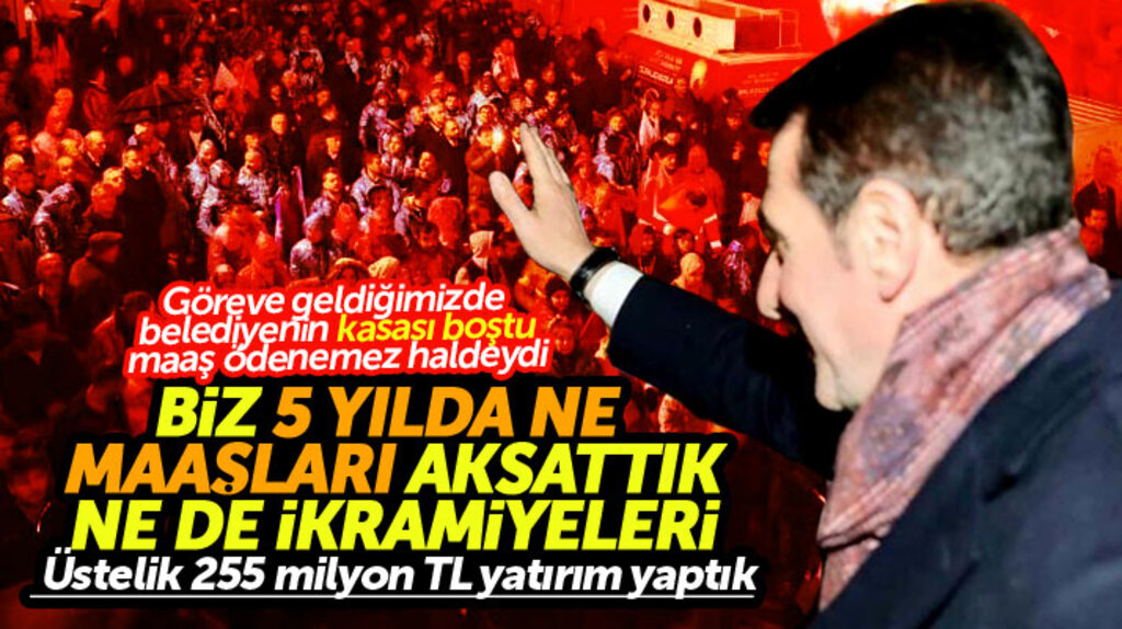 Erdoğan Tok: Belediyenin kasasını boş teslim aldık maaşlar bile ödenemez haldeydi