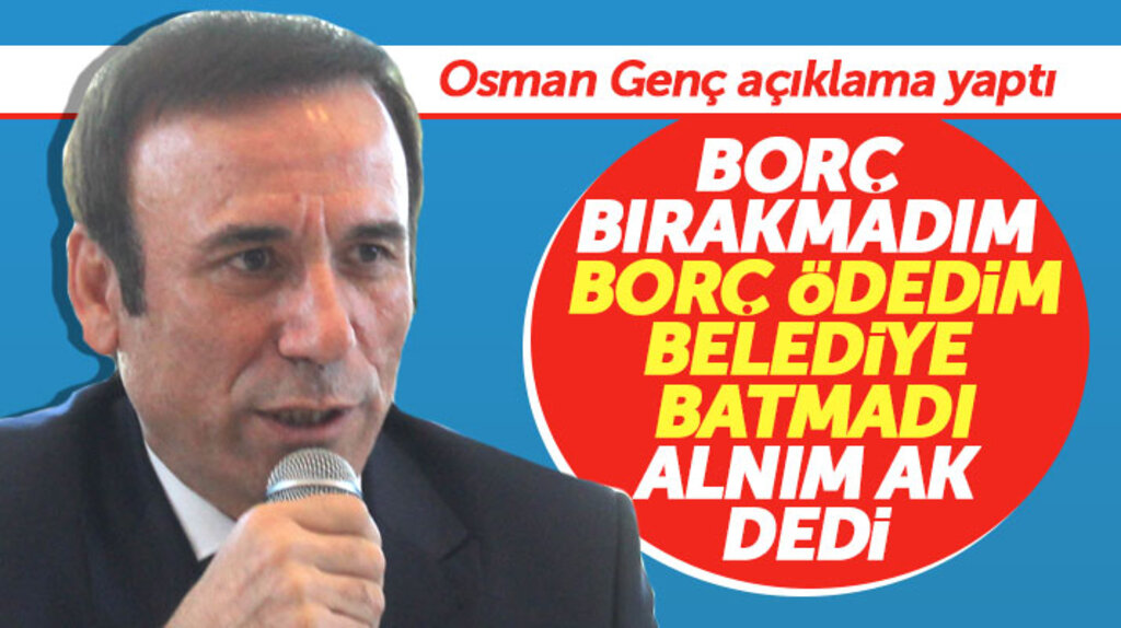 Samsun'un Canik İlçe Belediye Başkanı Osman Genç: Belediyemiz batmadı